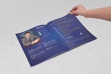 Разработка дизайн Брошюра-резюме. ГК "ГлавЭлектроСпецСтрой"